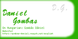 daniel gombas business card